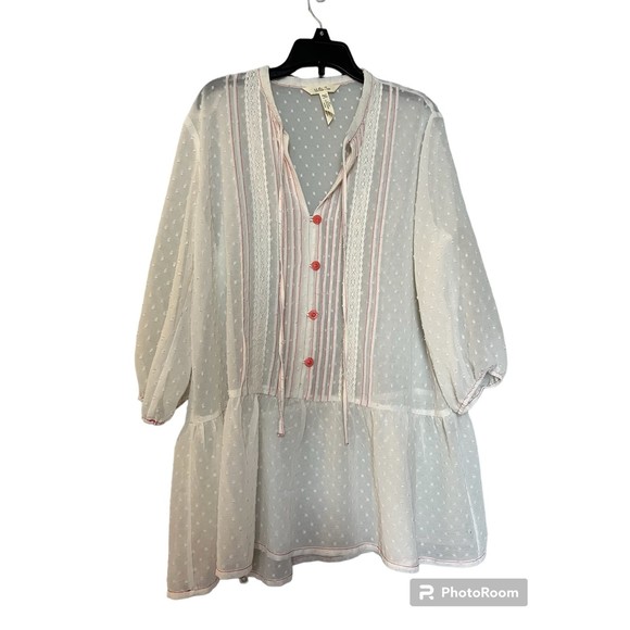 Matilda Jane Tops - Matilda Jane Light the way tunic‎ Swiss dot size M